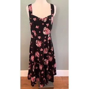 Torrid Floral Swing Dress Size 12